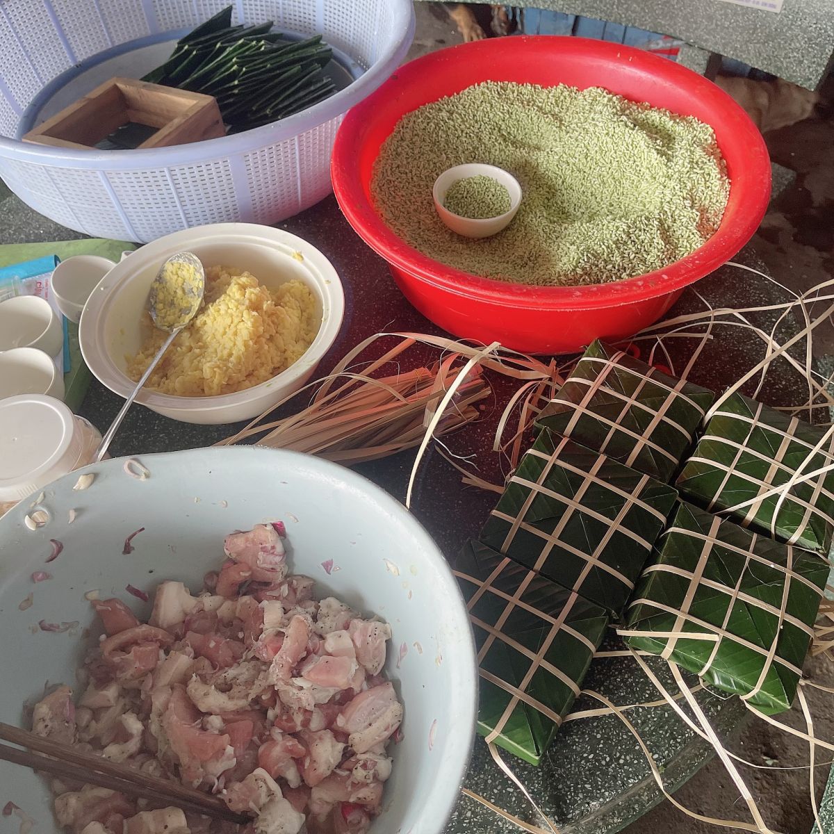 Bánh chưng xanh - đón tết giáp thìn